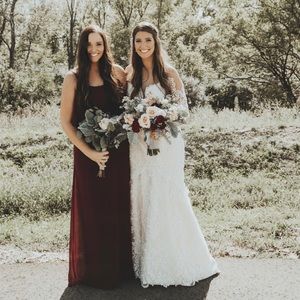 Caitlin Ruffle Maxi Dress